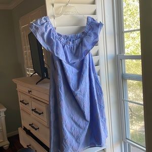 Sail to Sable off the shoulder dress